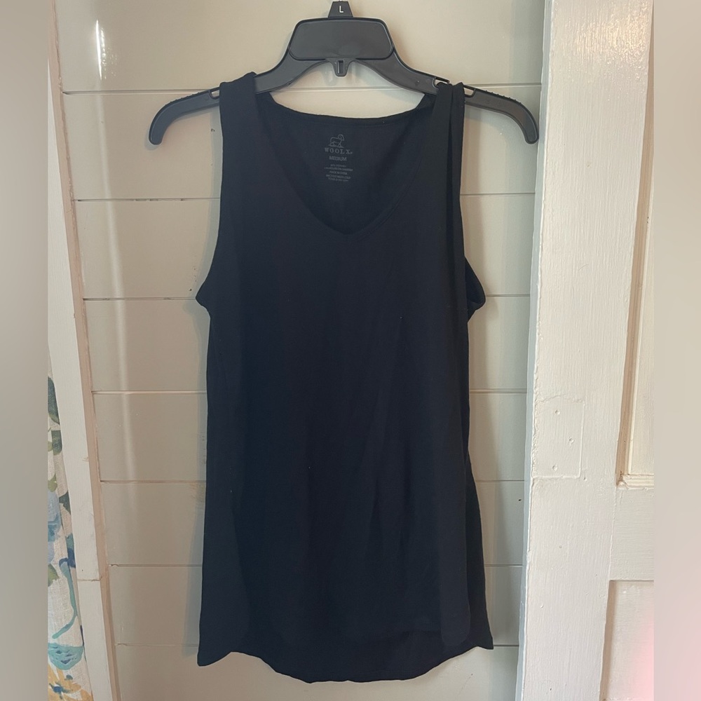 WoolX Sophie Tunic Tank Size Medium Black